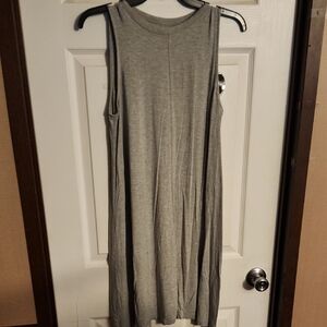 Gray Sleeveless Dress